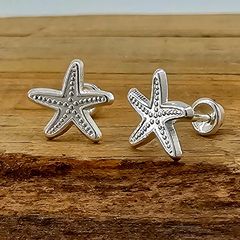 BROQUEL ESTRELLA DE MAR PLATA .925
