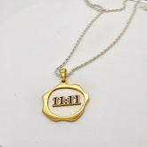 DIJE 11:11 DORADO PLATA .925