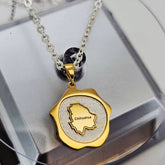 DIJE CHIHUAHUA DORADO PLATA .925