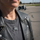 DIJE MOTO PLATA .925