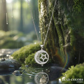 GARGANTILLA LUNA/ESTRELLA PLATA .925