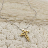 GARGANTILLA CRUZ MP ACERO