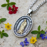 GARGANTILLA VIRGEN DE GUADALUPE ACERO INOX