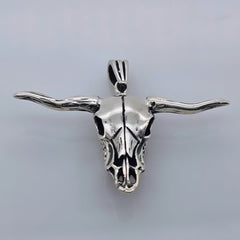 DIJE CALAVERA PLATA .925