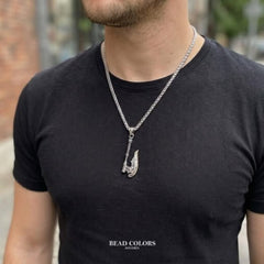 COLLAR HACHA VIKINGA ACERO