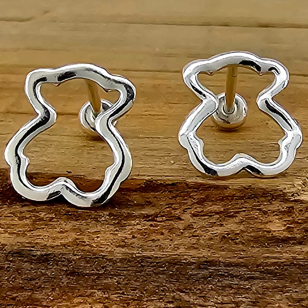 OSO SILUETA GDE. PLATA .925