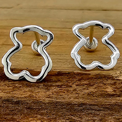 OSO SILUETA GDE. PLATA .925