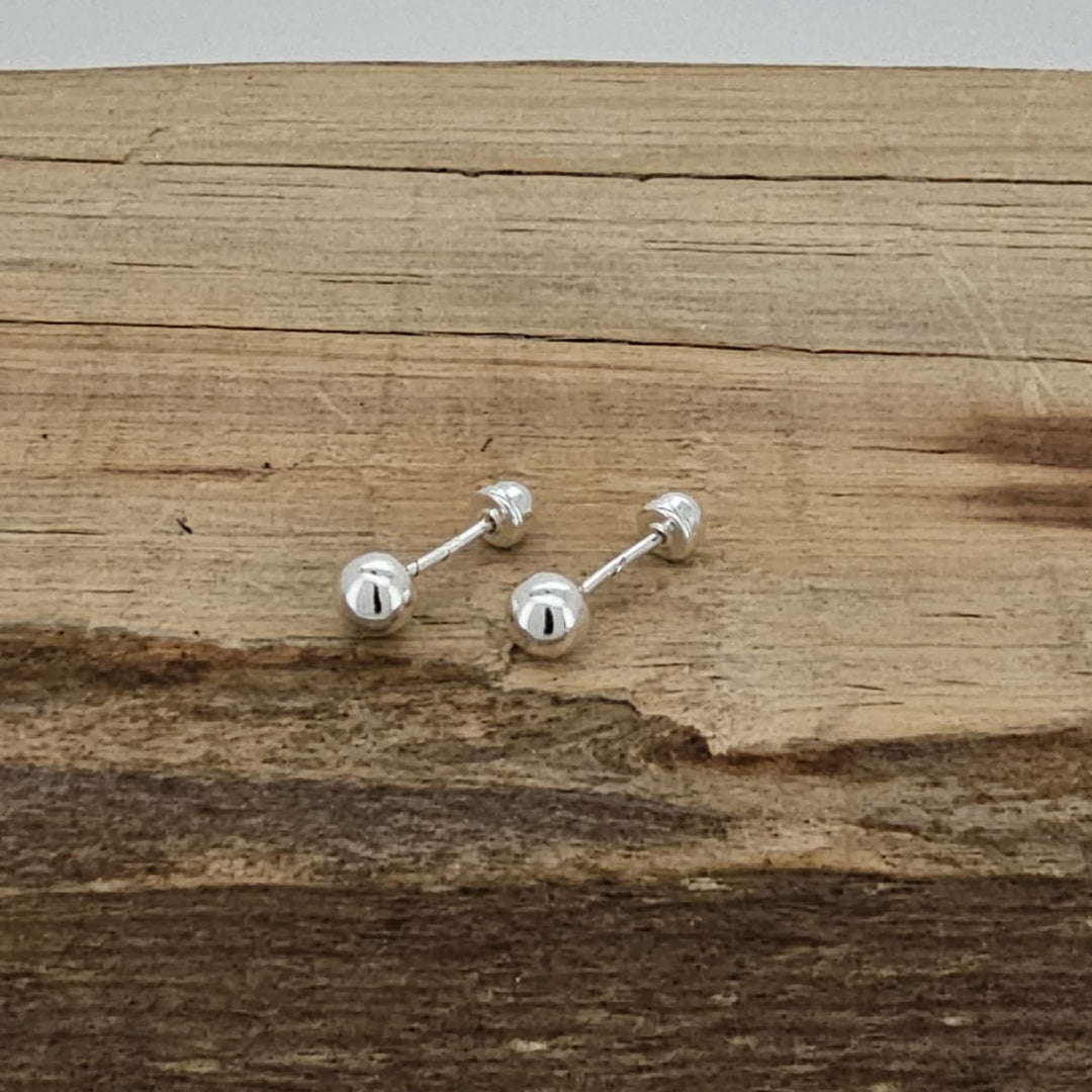 BROQUEL BOLA 1MM PLATA .925