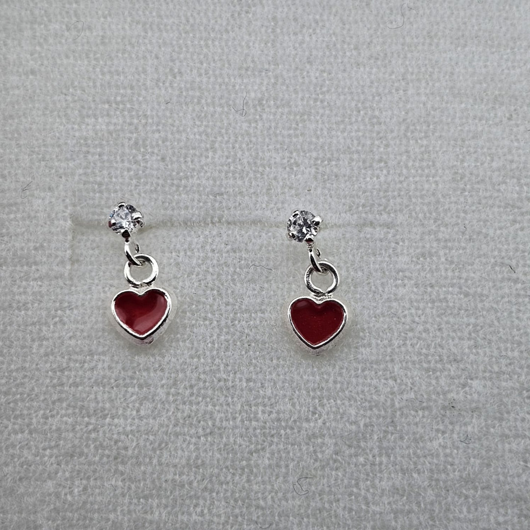 BROQUEL CORAZON COLGANTE PLATA .925