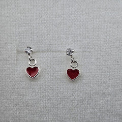 BROQUEL CORAZON COLGANTE PLATA .925