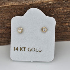 BROQUEL BISEL 2.5MM ORO 14K