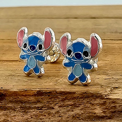 BROQUEL STITCH PLATA .925