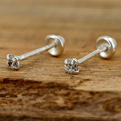 BROQUEL RECTO 2.25 MM PLATA .925