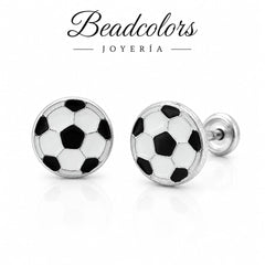 BROQUEL BALON PLATA .925