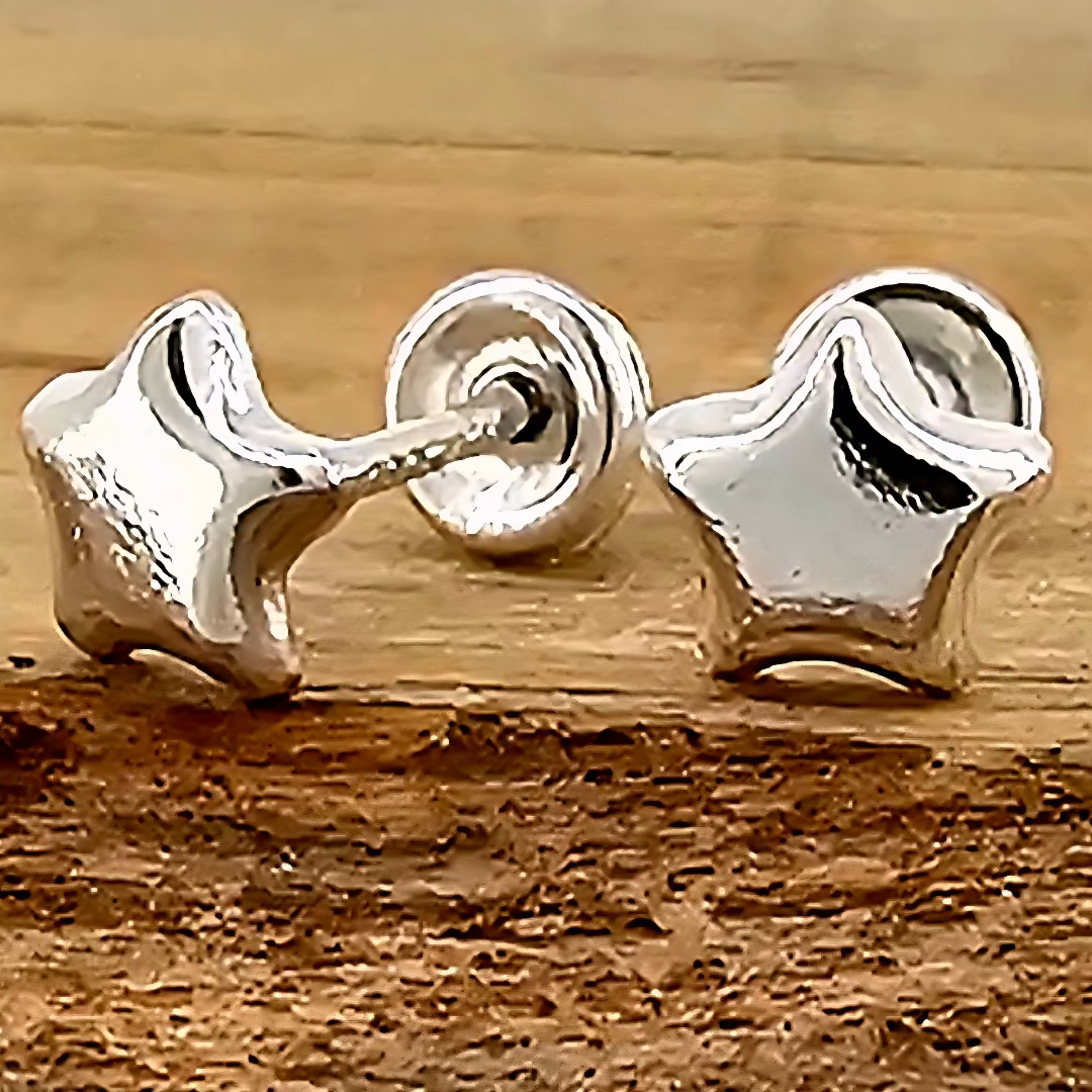 BROQUEL ESTRELLITA PLATA .925