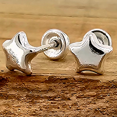 BROQUEL ESTRELLITA PLATA .925