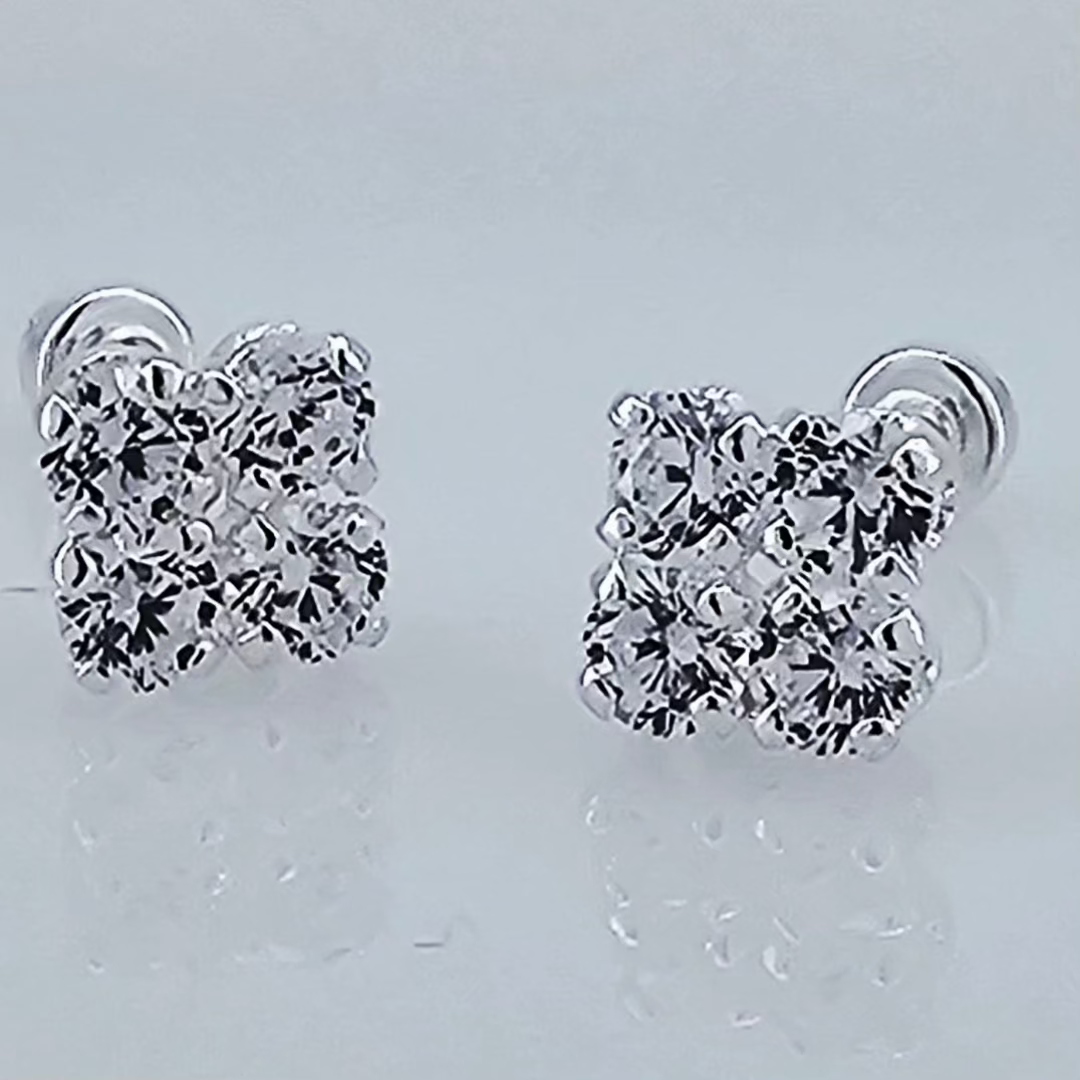BROQUEL CUATRICILLO PLATA .925