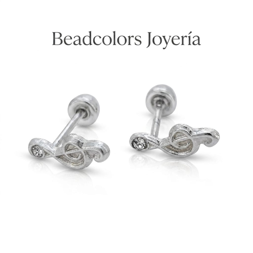 BROQUEL NOTA DE SOL PLATA .925