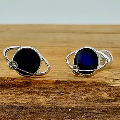 BROQUEL SATURNO PLATA .925