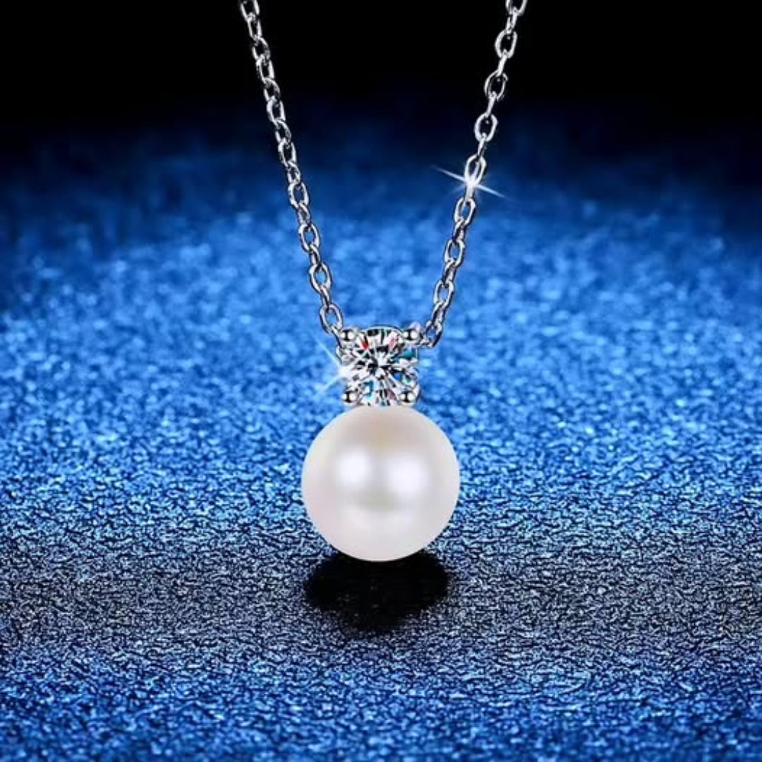 MOISSANITA GARGANTILLA PLATA .925