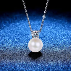 MOISSANITA GARGANTILLA PLATA .925