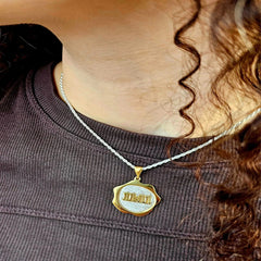 DIJE 11:11 DORADO PLATA .925