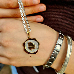 DIJE CHIHUAHUA DORADO PLATA .925