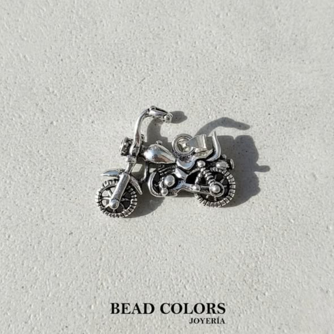 DIJE MOTO PLATA .925