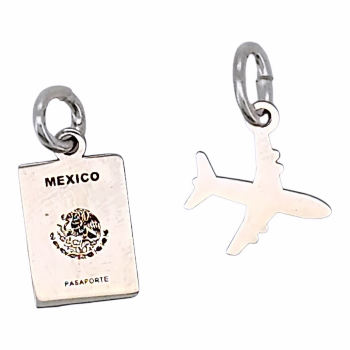DIJE AVION / PASAPORTE PLATA .925