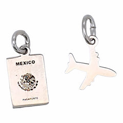 DIJE AVION / PASAPORTE PLATA .925