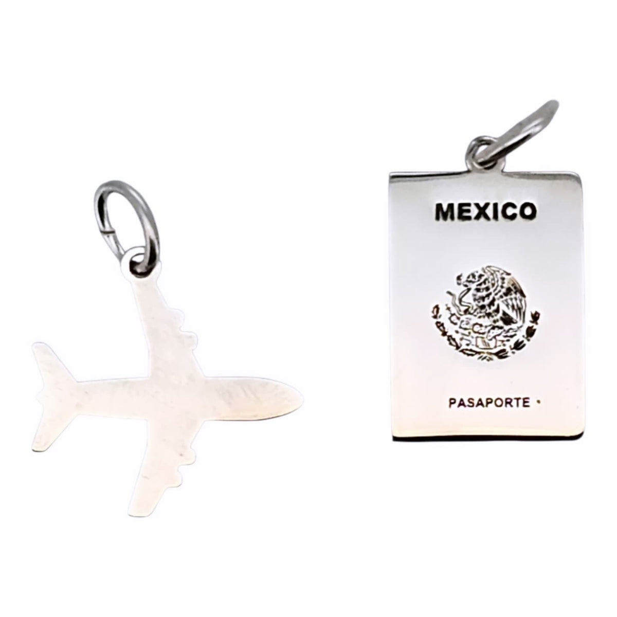 DIJE AVION / PASAPORTE PLATA .925