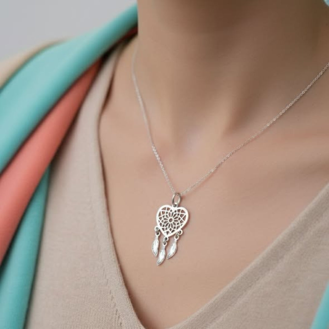 DIJE ATRAPASUEÑOS PLATA .925