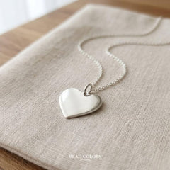 DIJE CORAZON PLATA .925