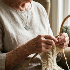 DIJE ESTAMBRE Y AGUJA PLATA .925