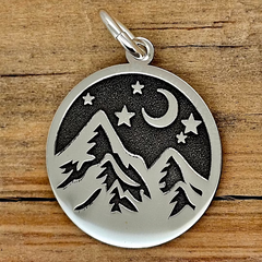 DIJE MONTAÑA PLATA .925