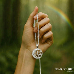 GARGANTILLA LUNA/ESTRELLA PLATA .925