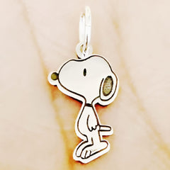 DIJE SNOOPY PLATA .925