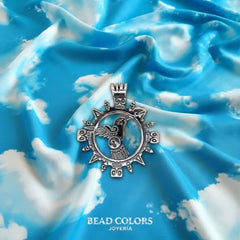 DIJE COLIBRI HUITZILOPOCHTLI PLATA .925