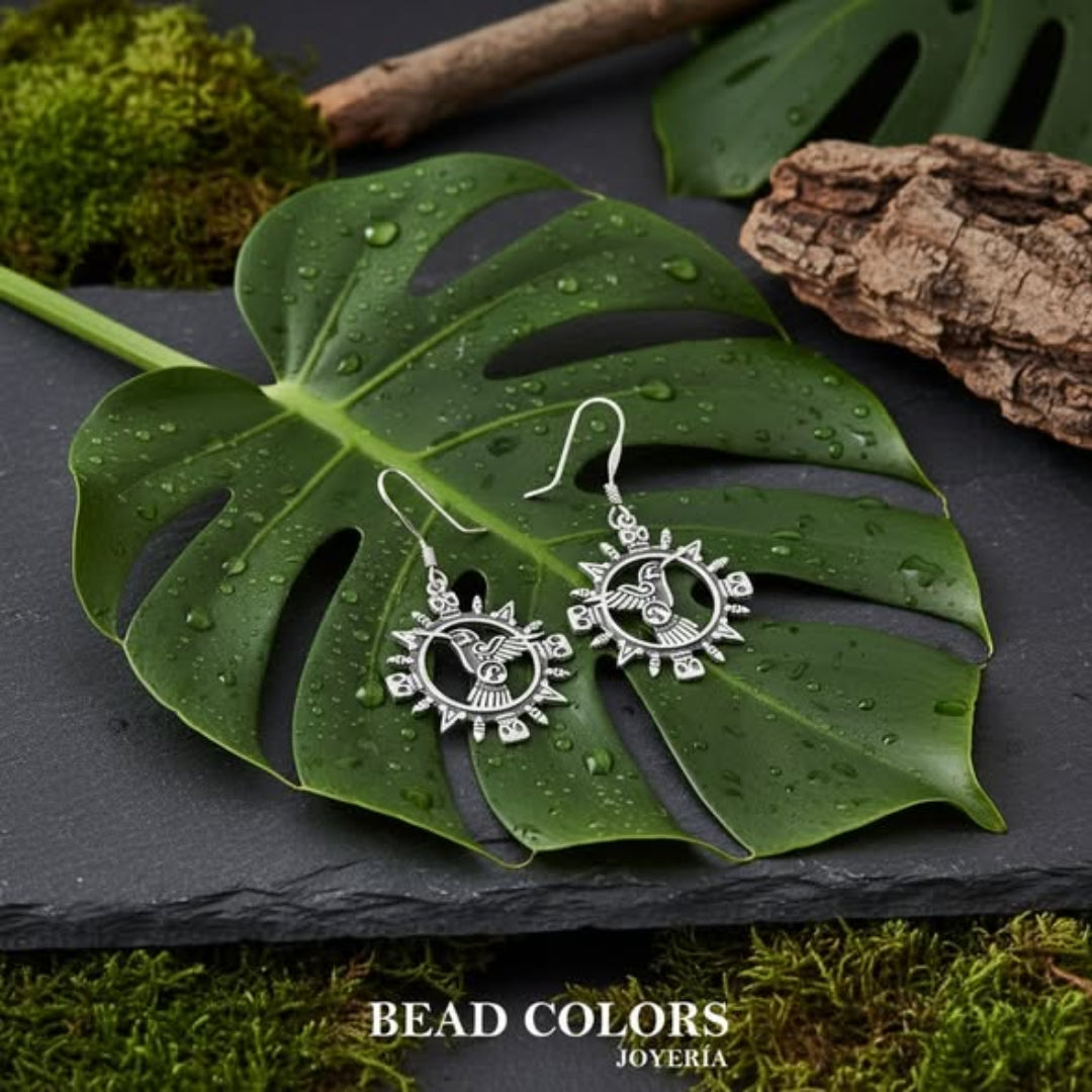 ARETE COLIBRI HUITZILOPOCHTLI PLATA .925
