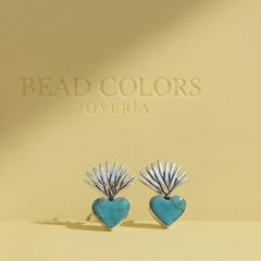 ARETE AGAVE RESINA TURQUEZA PLATA .925