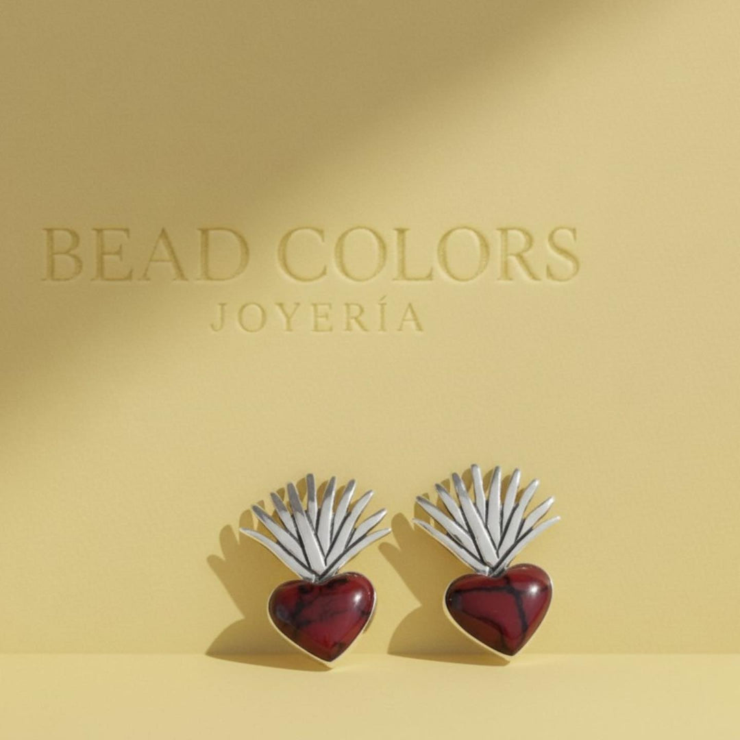 ARETE AGAVE RESINA CORAL PLATA .925