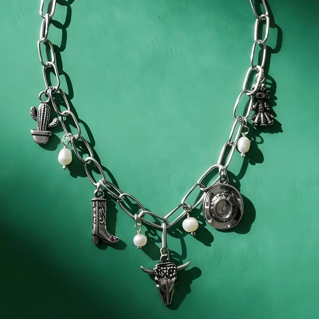 GARGANTILLA VAQUERA PLATA .925