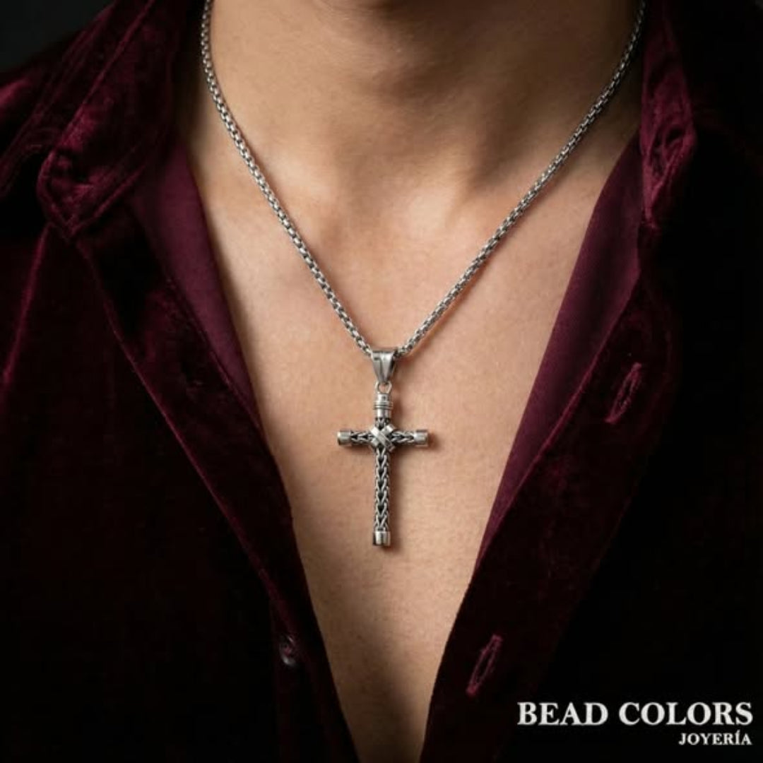 DIJE CRUZ BALI PLATA .925