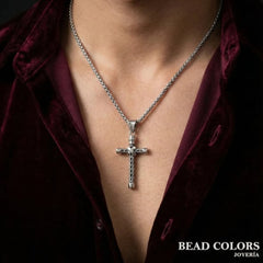 DIJE CRUZ BALI PLATA .925