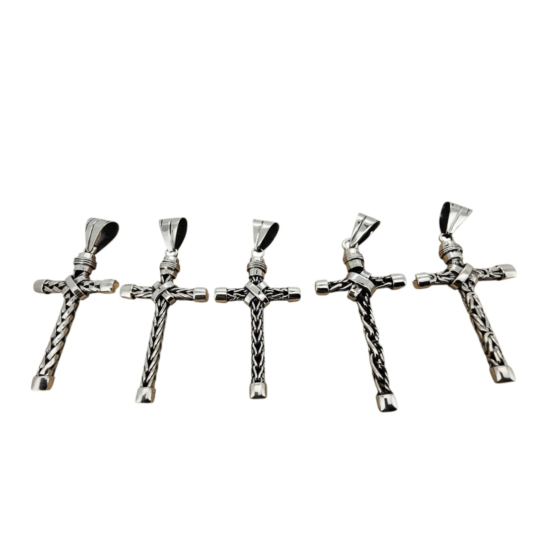 DIJE CRUZ BALI PLATA .925