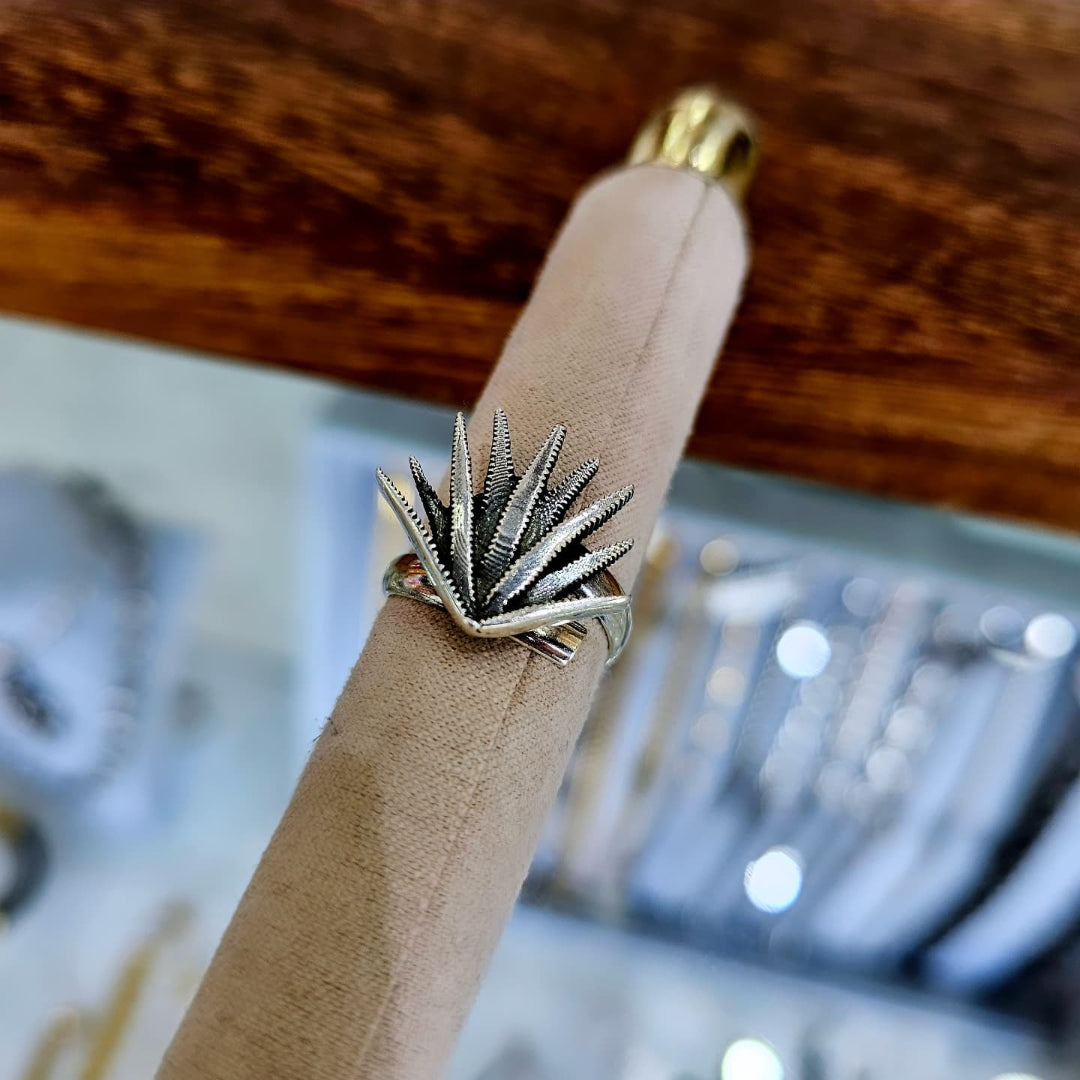 ANILLO AGAVE CM PLATA .925