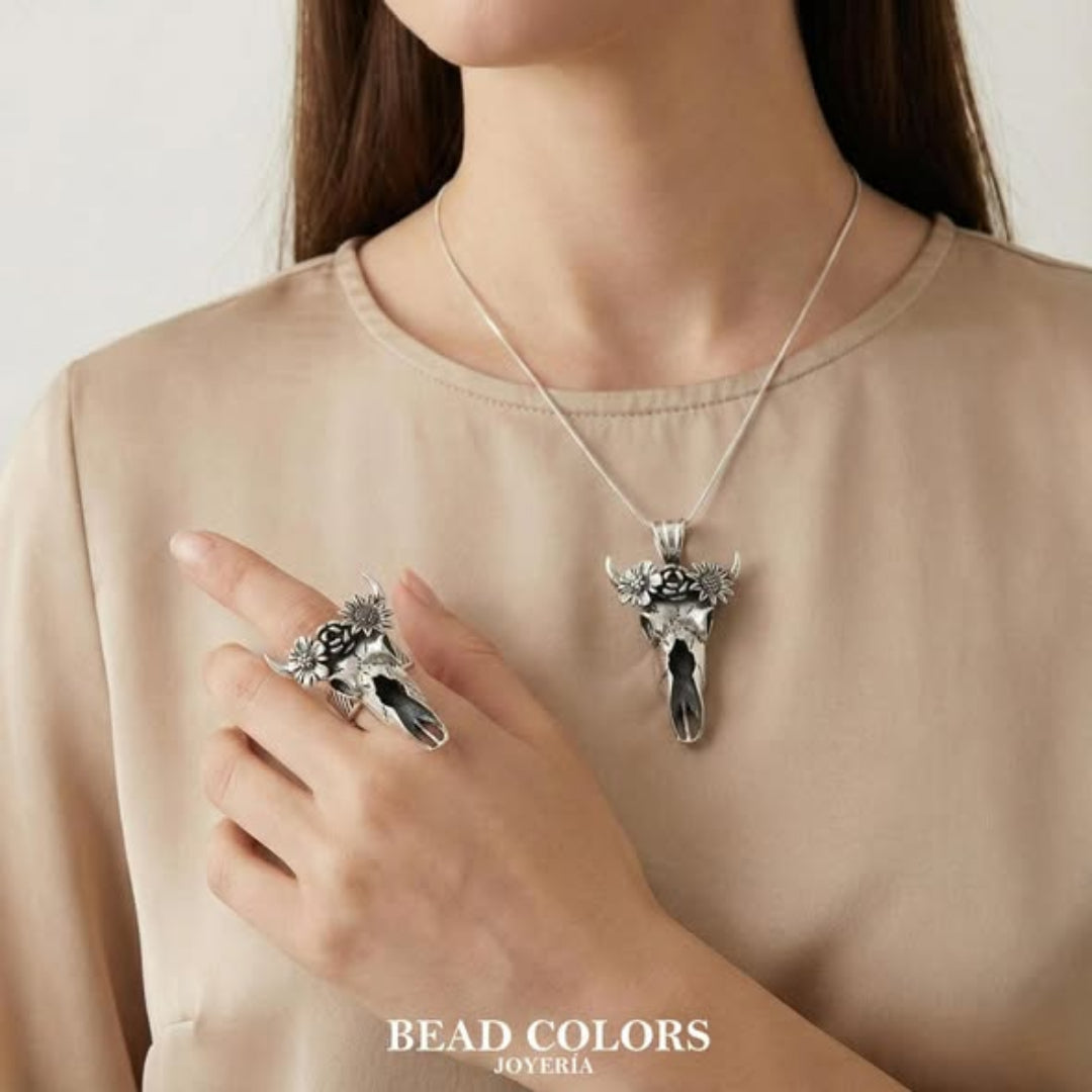 ANILLO CRANEO CM PLATA .925