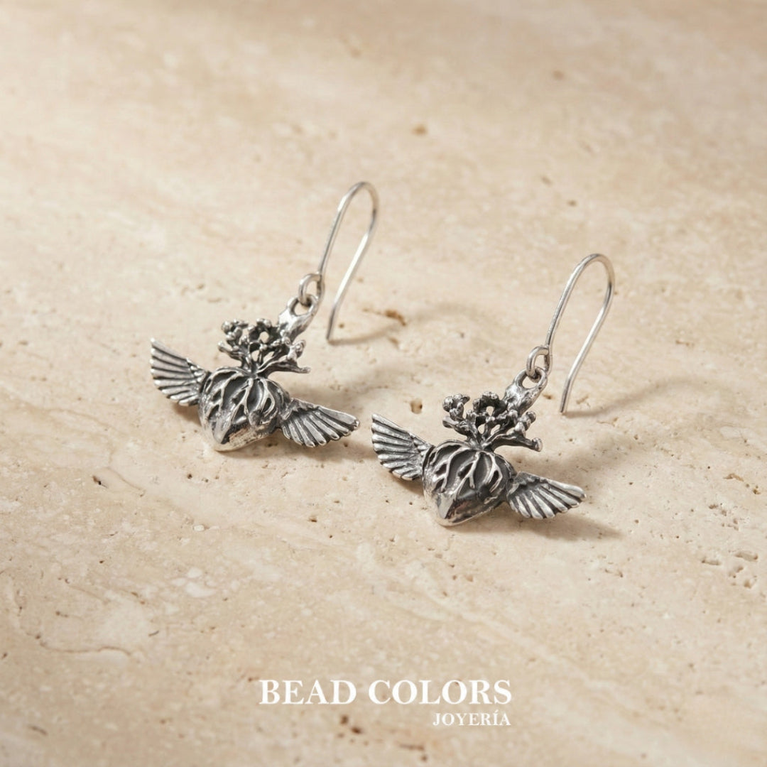 ARETE SAGRADO CORAZON CM PLATA .925