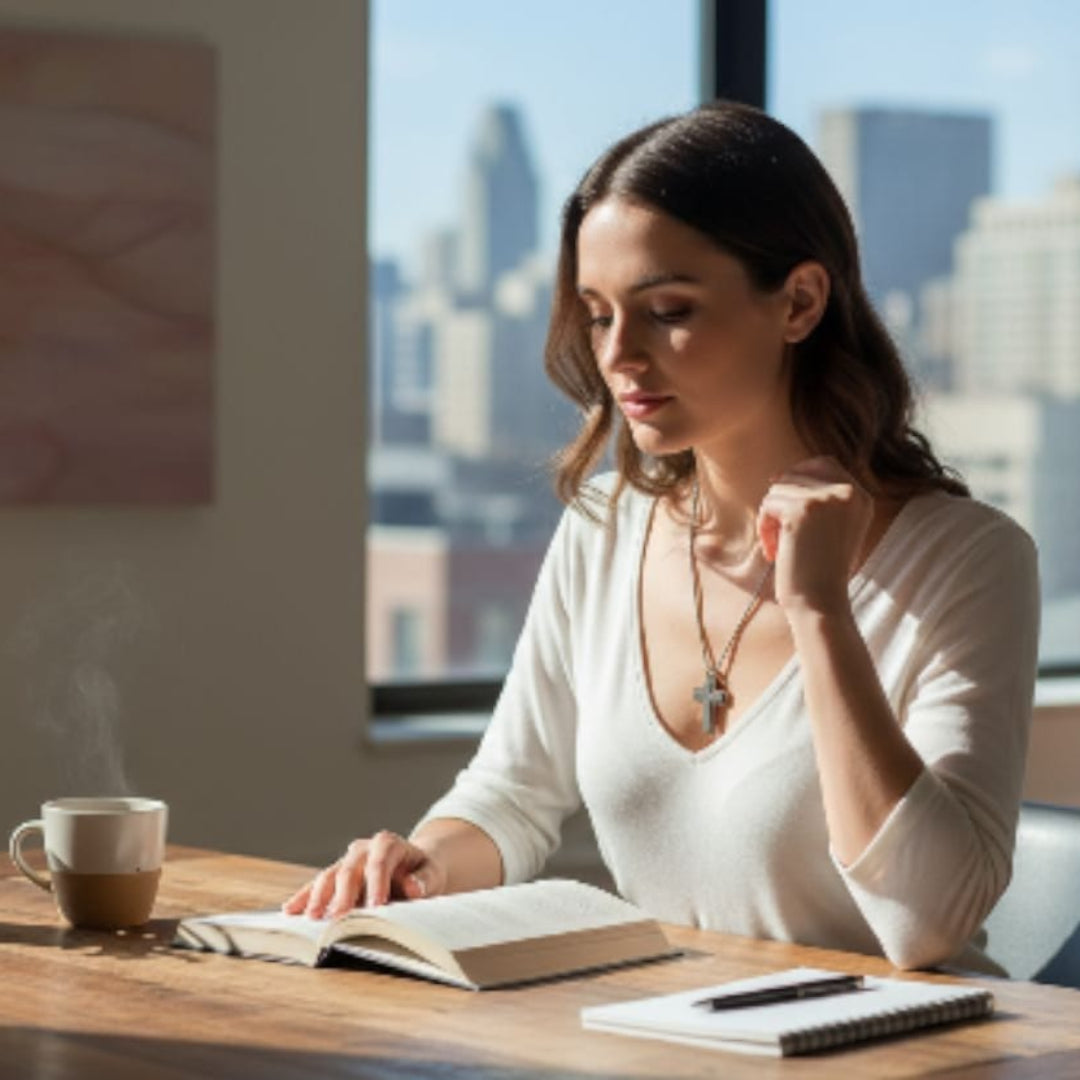 GARGANTILLA CRUZ ACERO