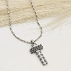 GARGANTILLA CRUZ MP ACERO